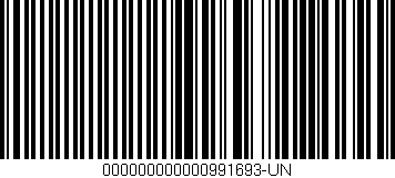 Código de barras (EAN, GTIN, SKU, ISBN): '000000000000991693-UN'