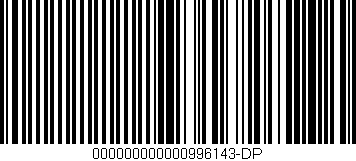 Código de barras (EAN, GTIN, SKU, ISBN): '000000000000996143-DP'