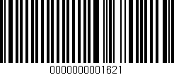 Código de barras (EAN, GTIN, SKU, ISBN): '0000000001621'