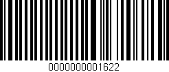 Código de barras (EAN, GTIN, SKU, ISBN): '0000000001622'