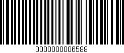 Código de barras (EAN, GTIN, SKU, ISBN): '0000000006588'
