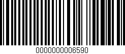 Código de barras (EAN, GTIN, SKU, ISBN): '0000000006590'