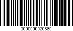 Código de barras (EAN, GTIN, SKU, ISBN): '0000000028660'