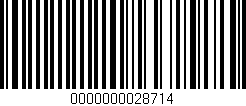 Código de barras (EAN, GTIN, SKU, ISBN): '0000000028714'