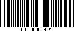 Código de barras (EAN, GTIN, SKU, ISBN): '0000000037822'