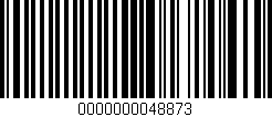 Código de barras (EAN, GTIN, SKU, ISBN): '0000000048873'