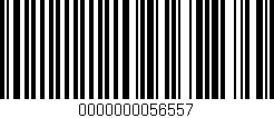 Código de barras (EAN, GTIN, SKU, ISBN): '0000000056557'