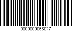 Código de barras (EAN, GTIN, SKU, ISBN): '0000000066877'