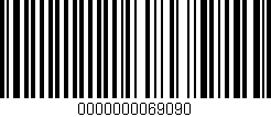 Código de barras (EAN, GTIN, SKU, ISBN): '0000000069090'