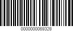 Código de barras (EAN, GTIN, SKU, ISBN): '0000000069328'