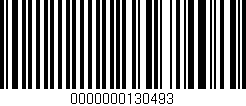 Código de barras (EAN, GTIN, SKU, ISBN): '0000000130493'