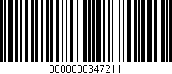 Código de barras (EAN, GTIN, SKU, ISBN): '0000000347211'