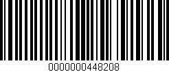 Código de barras (EAN, GTIN, SKU, ISBN): '0000000448208'