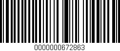 Código de barras (EAN, GTIN, SKU, ISBN): '0000000672863'