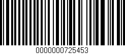 Código de barras (EAN, GTIN, SKU, ISBN): '0000000725453'