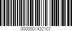 Código de barras (EAN, GTIN, SKU, ISBN): '0000001432107'