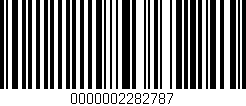 Código de barras (EAN, GTIN, SKU, ISBN): '0000002282787'