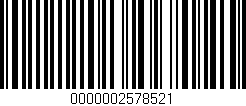 Código de barras (EAN, GTIN, SKU, ISBN): '0000002578521'