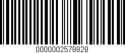 Código de barras (EAN, GTIN, SKU, ISBN): '0000002578828'
