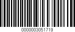 Código de barras (EAN, GTIN, SKU, ISBN): '0000003051719'