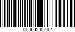 Código de barras (EAN, GTIN, SKU, ISBN): '0000003082881'