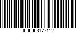 Código de barras (EAN, GTIN, SKU, ISBN): '0000003177112'