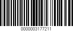Código de barras (EAN, GTIN, SKU, ISBN): '0000003177211'