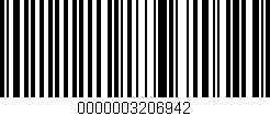 Código de barras (EAN, GTIN, SKU, ISBN): '0000003206942'
