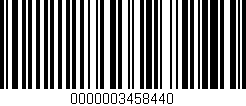 Código de barras (EAN, GTIN, SKU, ISBN): '0000003458440'