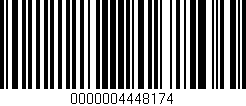 Código de barras (EAN, GTIN, SKU, ISBN): '0000004448174'