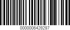 Código de barras (EAN, GTIN, SKU, ISBN): '0000006428297'