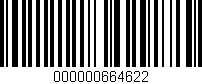 Código de barras (EAN, GTIN, SKU, ISBN): '000000664622'