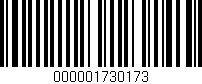 Código de barras (EAN, GTIN, SKU, ISBN): '000001730173'