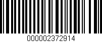 Código de barras (EAN, GTIN, SKU, ISBN): '000002372914'