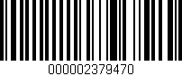 Código de barras (EAN, GTIN, SKU, ISBN): '000002379470'