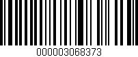 Código de barras (EAN, GTIN, SKU, ISBN): '000003068373'