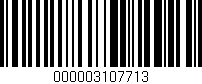 Código de barras (EAN, GTIN, SKU, ISBN): '000003107713'