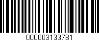 Código de barras (EAN, GTIN, SKU, ISBN): '000003133781'