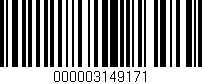 Código de barras (EAN, GTIN, SKU, ISBN): '000003149171'