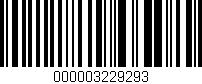 Código de barras (EAN, GTIN, SKU, ISBN): '000003229293'