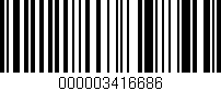 Código de barras (EAN, GTIN, SKU, ISBN): '000003416686'
