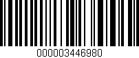 Código de barras (EAN, GTIN, SKU, ISBN): '000003446980'
