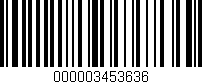 Código de barras (EAN, GTIN, SKU, ISBN): '000003453636'