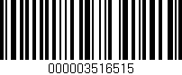 Código de barras (EAN, GTIN, SKU, ISBN): '000003516515'