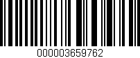 Código de barras (EAN, GTIN, SKU, ISBN): '000003659762'