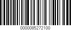 Código de barras (EAN, GTIN, SKU, ISBN): '0000085272100'