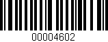 Código de barras (EAN, GTIN, SKU, ISBN): '00004602'