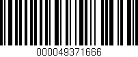 Código de barras (EAN, GTIN, SKU, ISBN): '000049371666'