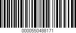 Código de barras (EAN, GTIN, SKU, ISBN): '0000550488171'