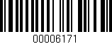 Código de barras (EAN, GTIN, SKU, ISBN): '00006171'